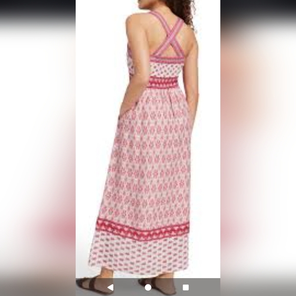 Faherty Gracie Linen Maxi Dress XS - Picture 1 of 9